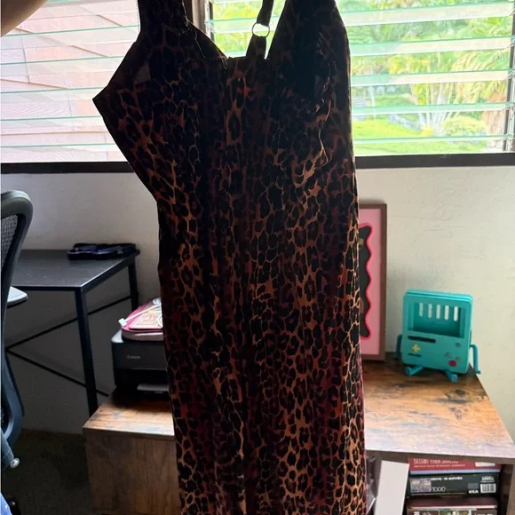 Pinup Girl Clothing Leopard Print Dress - Picture 2 of 6